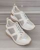 Εικόνα της  SNEAKERS G&G  ΑΣΠΡΟ ΜΕ ΛΟΥΣΤΡΙΝ ΙΡΙΔΙΖΟΝ  GR97