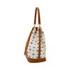 Εικόνα της  Μεγάλη γυναικεία τσάντα ώμου πουγκί ταμπά-εκρού36-10075L