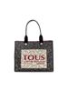 Εικόνα της TOUS Μεγάλη Πολύχρωμη-Μαύρη Τσάντα για Shopper Amaya Kaos Icon 2001514160