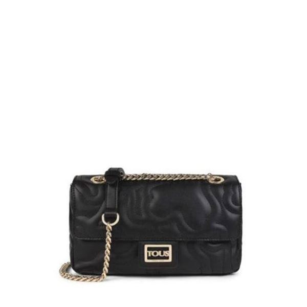 Εικόνα της TOUS Kaos Dream Μικρή Γυναικεία Flap Bag Χιαστί Μαύρο 2001577051