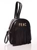 Εικόνα της FRNC Small Γυναικεία Τσάντα Πλάτης Μαύρη 4424