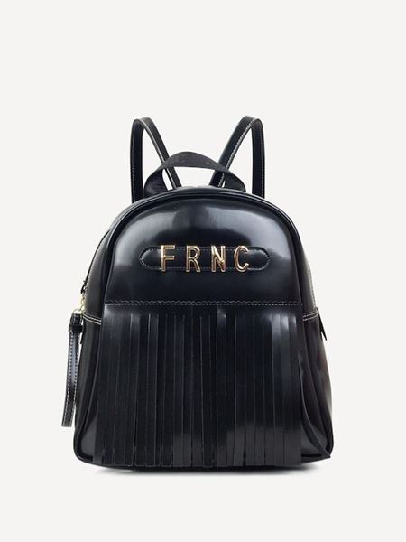 Εικόνα της FRNC Big Γυναικεία Τσάντα Πλάτης Μαύρη 4425