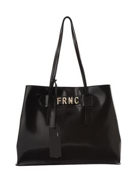 Εικόνα της FRNC Γυναικεία Τσάντα Shopper 'Ωμου Μαύρη 4430