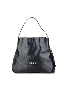 Εικόνα της FRNC Γυναικεία Τσάντα Ώμου Μαύρη 5508