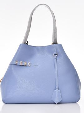 Εικόνα της FRNC Γυναικεία Τσάντα Shopper Ώμου Σιέελ 5514