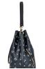 Εικόνα της Μεγάλη γυναικεία τσάντα ώμου πουγκί με παράσημοΜΑΥΡΗ36-10075LZ