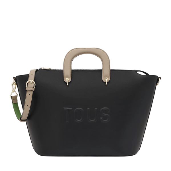Εικόνα της Τσάντα TOUS capazo XL tote Helen 2002131151 Μαύρο