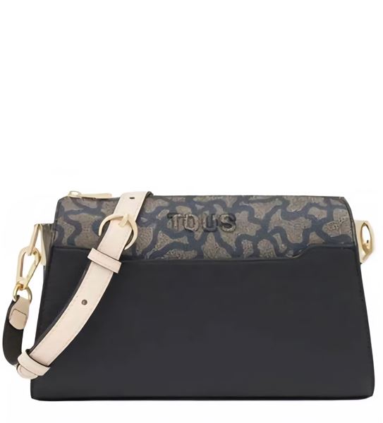 Εικόνα της Tous Bandolera Γυναικεία Τσάντα Ώμου black beige multi 2002287551