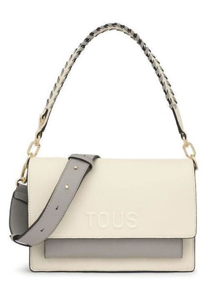 Εικόνα της Tous Bandolera Γυναικεία Τσάντα Χιαστί Μπεζ 2002202601