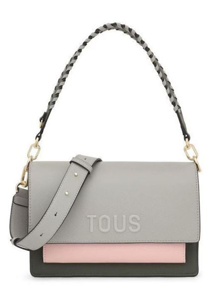 Εικόνα της Tous Bandolera Γυναικεία Τσάντα Χιαστί Γκρι 2002202647