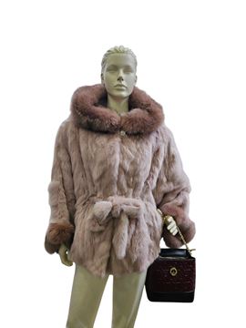 Εικόνα της ΓΟΥΝΙΝΗ ΚΑΠΑ nude lapin με  αλεπού FURLANA Κ04