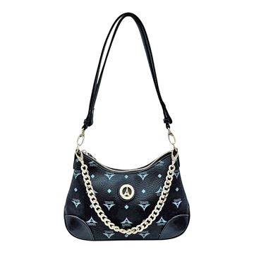 Εικόνα της 36-231034-1/01-Τσάντα Ώμου/Χιαστί Με Αλυσίδα-La Tour Eiffel BLACK