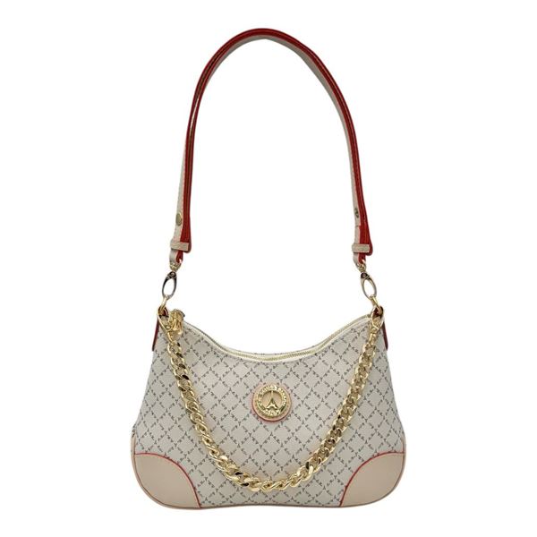 Εικόνα της 171-231034-1/13-Τσάντα Ώμου/Χιαστί Με Αλυσίδα-La Tour Eiffel WHITE