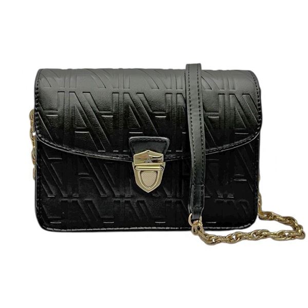 Εικόνα της 66-171006-Τσάντα Ώμου/Χιαστί Με Αλυσίδα-La Tour Eiffel BLACK