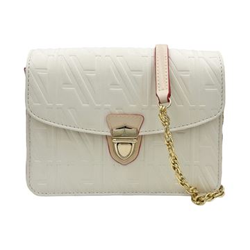 Εικόνα της 66-171006-Τσάντα Ώμου/Χιαστί Με Αλυσίδα-La Tour Eiffel WHITE