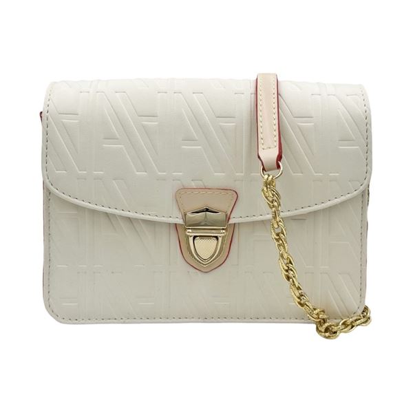 Εικόνα της 66-171006-Τσάντα Ώμου/Χιαστί Με Αλυσίδα-La Tour Eiffel WHITE