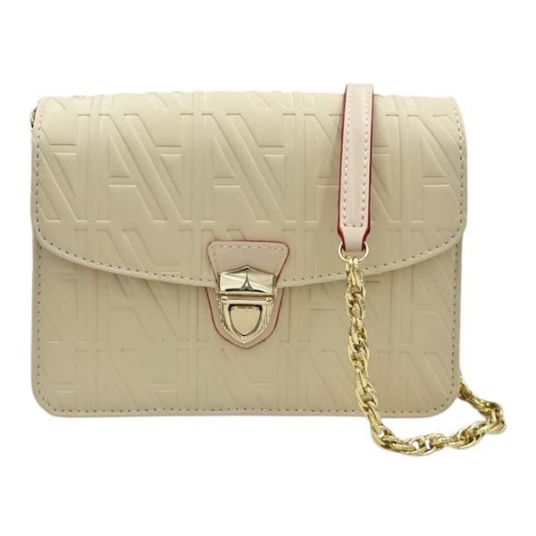 Εικόνα της 66-171006/13Τσάντα Ώμου/Χιαστί Με Αλυσίδα-La Tour Eiffel  EΚΡΟΥ