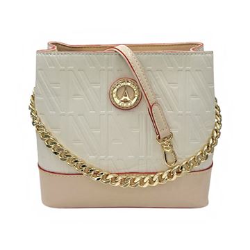 Εικόνα της 66-251014-1/01Τσάντα Χειρός/Χιαστή Ανάγλυφη-La Tour Eiffel ΛΕΥΚΟ