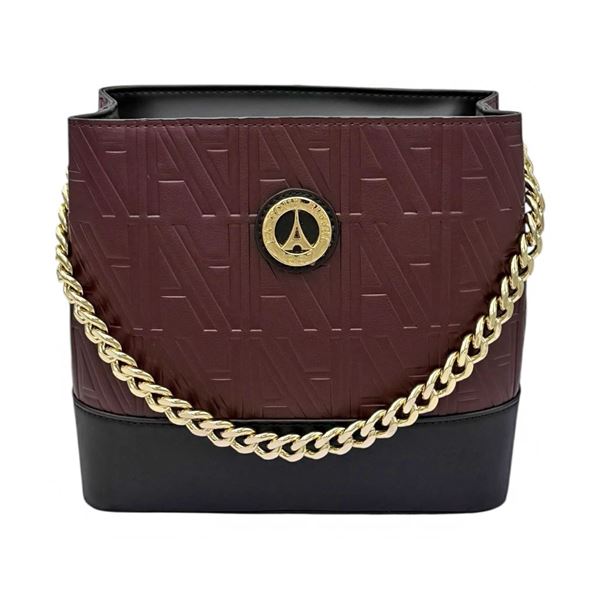 Εικόνα της 66-251014-1/30ΑΤσάντα Χειρός/Χιαστή Ανάγλυφη-La Tour Eiffel ΜΠΟΡΝΤΩ