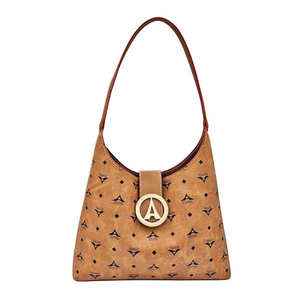 Εικόνα της Γυναικεία τσάντα  ώμου Σουέτ Με Κούμπωμα-La Tour Eiffel  36-241010-1 ταμπά