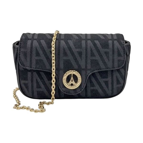 Εικόνα της Σουέτ Τσάντα Με Αλυσίδα-La Tour Eiffel59-231019/01 ΜΑΥΡΟ