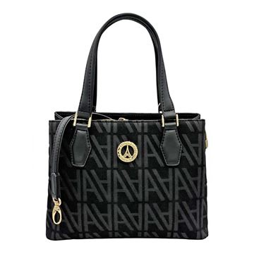 Εικόνα της 59-161016-6/01-Χειρός Μικρή Σουέτ Τσάντα-La Tour Eiffel ΜΑΥΡΟ