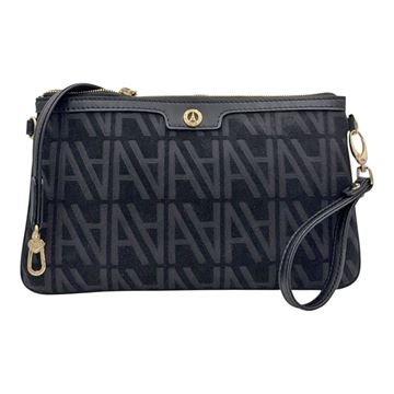 Εικόνα της Σουέτ γυναικείος φάκελος La Tour Eiffel 59-151006-1BJ/0101 ΜΑΥΡΟ