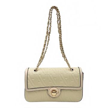 Εικόνα της Ανάγλυφη Τσάντα Χειρός Με Αλυσίδα-La Tour Eiffel 66241041/56 ΜΠΕΖ