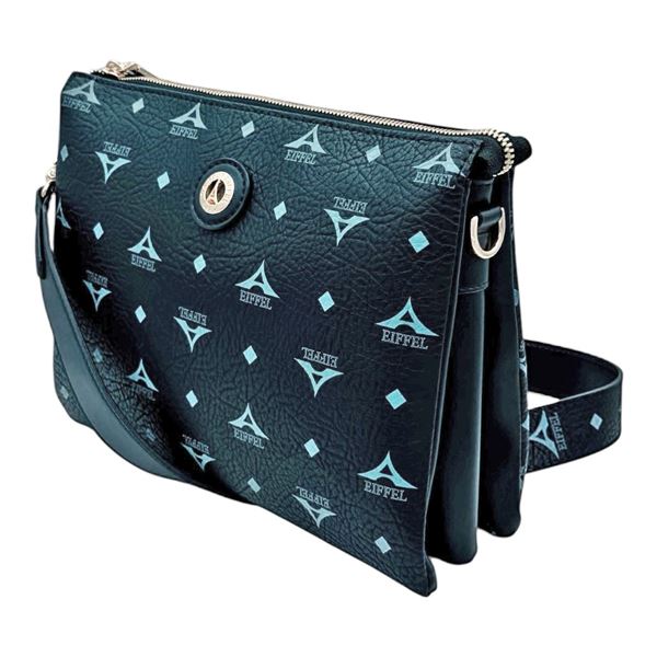 Εικόνα της Τσάντα Χιαστί με Τρεις Θέσεις-La Tour Eiffel 36-211013/01 ΜΑΥΡΟ