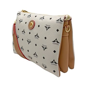 Εικόνα της Τσάντα Χιαστί με Τρεις Θέσεις-La Tour Eiffel 36-211013-1/755 ΕΚΡΟΥ