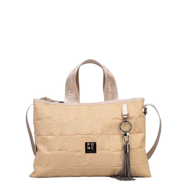 Εικόνα της Μεγάλη Γυναικεία Τσάντα Χιαστί FRNC 6136 ΜΠΕΖ