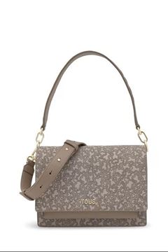 Εικόνα της ΜΕΣΑΙΟΥ ΜΕΓΕΘΟΥΣ ΤΣΑΝΤΑ ΧΙΑΣΤΙ AUDREE KAOS MINI LINES ΣΕ TAUPE ΧΡΩΜΑ 2002183344