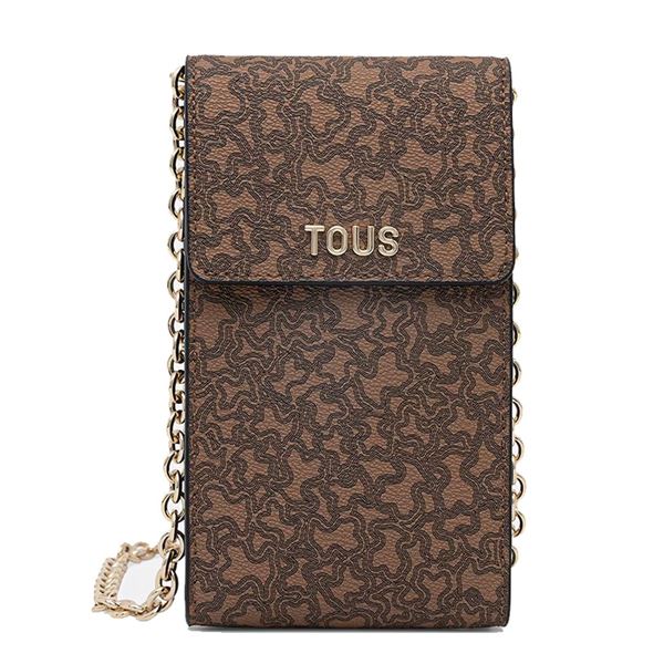 Εικόνα της Γυναικείο Τσαντάκι Με Αλυσίδα Καφέ | Θήκη Κινητού TOUS 2002380343