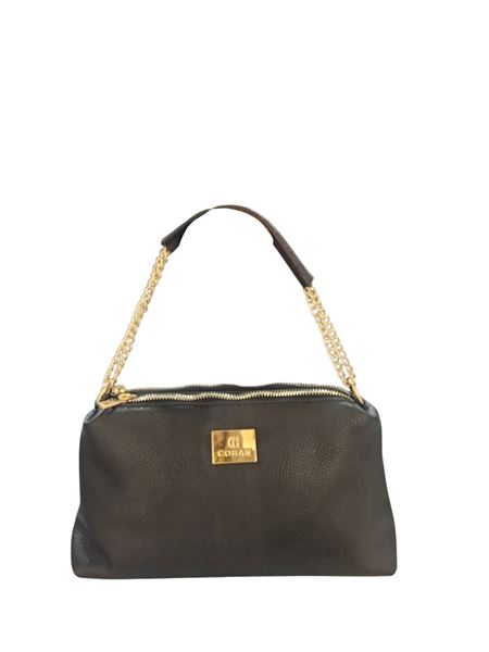 Εικόνα της Δερμάτινη Γυναικεία Τσάντα Χιαστί-χειρός Μαύρη – COHAN PE-37 ΜΑΥΡΟ